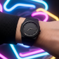 Professional Black Arabic Aura Watch With Eastern Arabic Numerals And Date Elegant Durable Stylish Unique And Modern (Without Box)