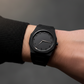 Professional Black Arabic Aura Watch With Eastern Arabic Numerals And Date Elegant Durable Stylish Unique And Modern (Without Box)