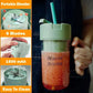 Portable Mini USB Rechargeable Juicer Blender with 6 Rotating Blades